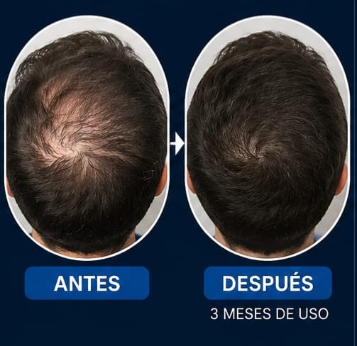 Antes y después tras 3 meses de tratamiento — caso 3